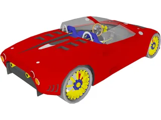 Spyker C8 Spyder 3D Model preview