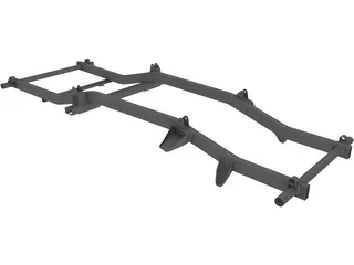 Frame Suzuki SJ 410 3D Model preview