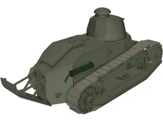 FT-17A 3D Model preview