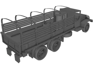 GMC 2.5 Truck 3D Model preview