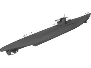 U-99 3D Model preview