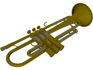 Trumpet 3D Model preview