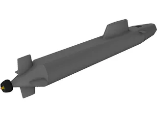 HMC Astute S119 3D Model preview