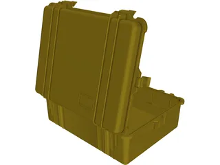 Pelican Case Model 1600 3D Model preview