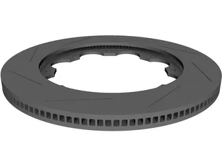 Brake Disc AP 267 3D Model preview
