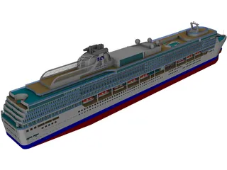 Island Princess 3D Model preview