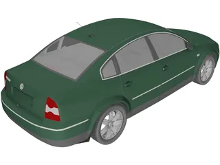 Volkswagen Passat 3D Model preview