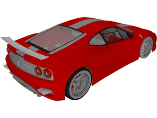 Ferrari 360 Modena [Tuned] 3D Model preview