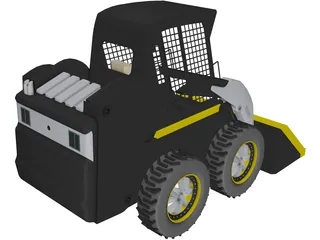 Skid Steer 3D Model preview