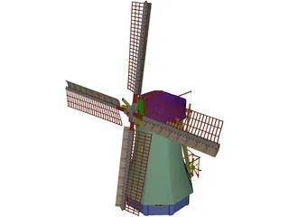 Windmill 3D Model preview
