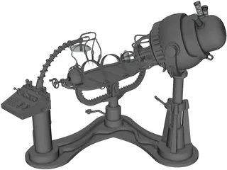 Mad Scientific Medical Device 3D Model preview