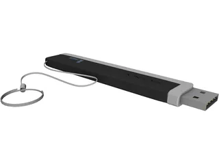Sony Pen Drive 1Gb 3D Model preview