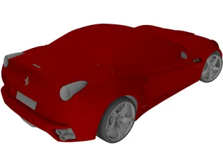 Ferrari California (2009) 3D Model preview