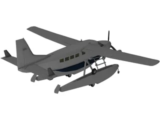 Cessna Caravan 3D Model preview