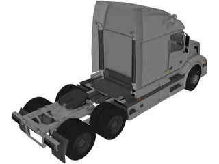 Volvo VNL-670 (2008) 3D Model preview