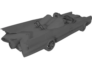 Batmobile (Circa 1966) 3D Model preview
