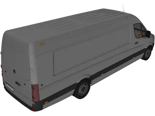 Volkswagen Crafter 3D Model preview