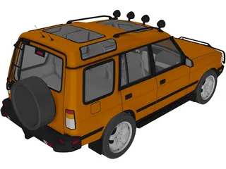 Land Rover Discovery G4 Challenge 3D Model preview