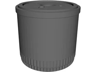 Oil Filter 3D Model preview