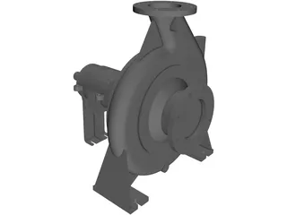 Water Pump 3D Model preview