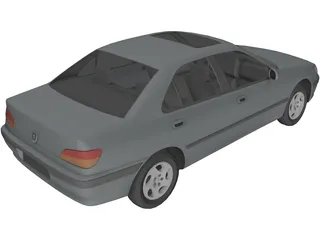 Peugeot 406 3D Model preview