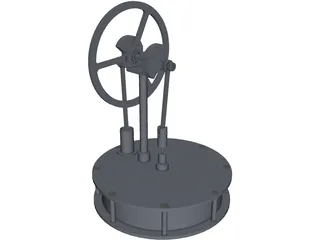 Stirling Engine 3D Model preview