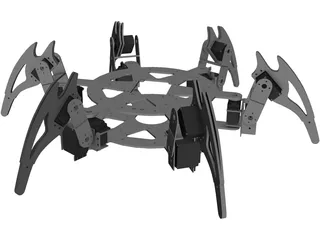 CH3-R 6 Leged Robot 3D Model preview