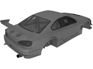 Nissan S15 Silvia Body 3D Model preview