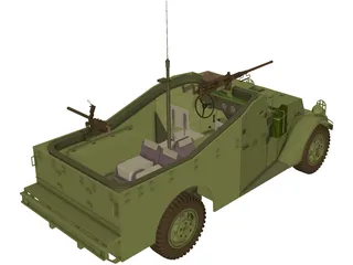 M3 Scout 3D Model preview