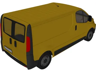 Opel Vivaro 3D Model preview