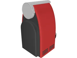 Nespresso Essenza C100 Coffee Machine 3D Model preview