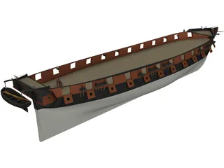 La Creole Hull 3D Model preview