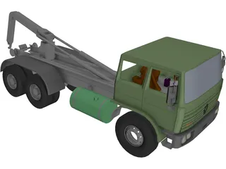 Renault VTL Truck 3D Model preview