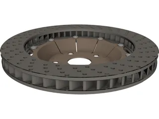 Brake Disc 350 mm 3D Model preview