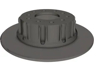 Brake Disc Front 3D Model preview