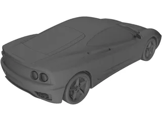 Ferrari 360 Modena 3D Model preview