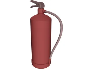 Fire Distinguisher 3D Model preview