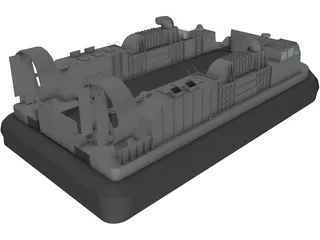 Landing Craft Air Cushion (LCAC) 3D Model preview
