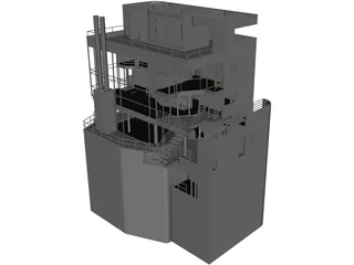 Meier Douglas House 3D Model preview