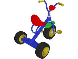 Tricycle 3D Model preview