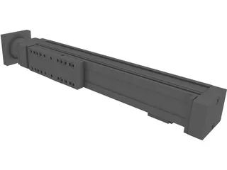 Amortiguador 3D Model preview