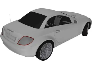 Mercedes-Benz SLK (2004) 3D Model preview