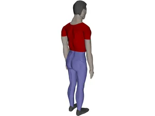 Man 3D Model preview