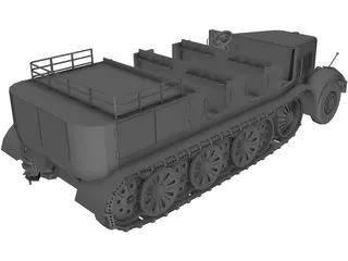 FAMO DB9 3D Model preview