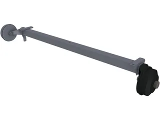 Axle 3D Model preview