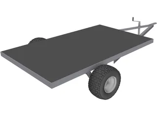 Trailer 3D Model preview