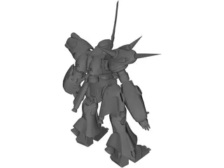 MS-18E Kampher 3D Model preview
