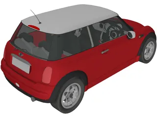 Mini Cooper 3D Model preview