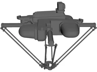 Adept Quattro Robot 3D Model preview