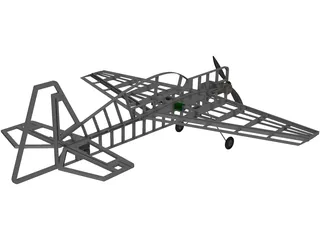 RC Yak 54 3D Model preview